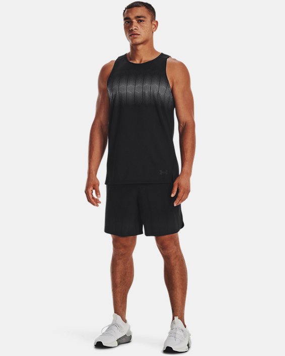 Men's UA ArmourPrint Peak Woven Shorts in Black image number 2